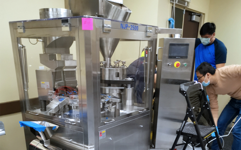 Fully automatic capsule filling machine line