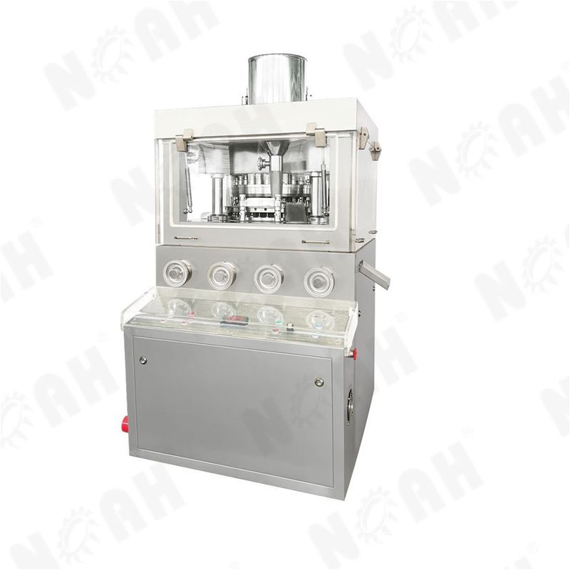 Double sided rotary tablet press