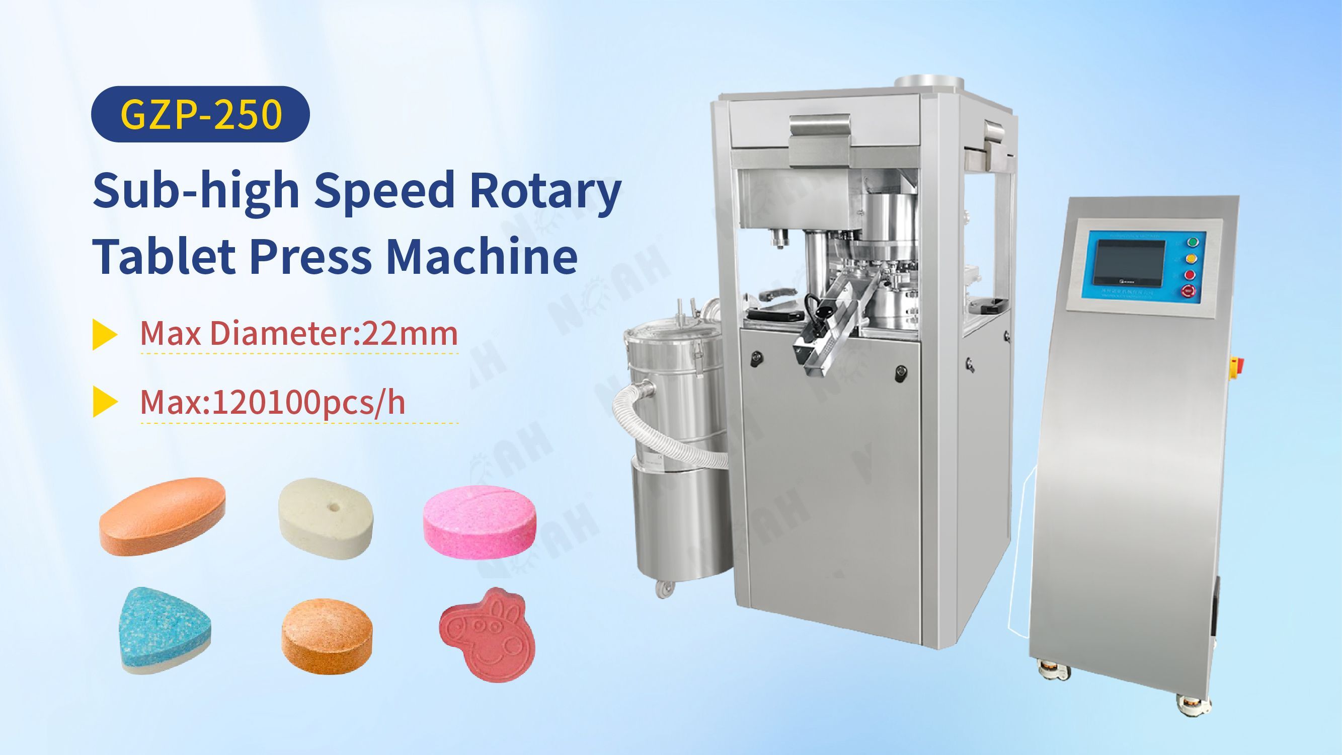 Double sided tablet press