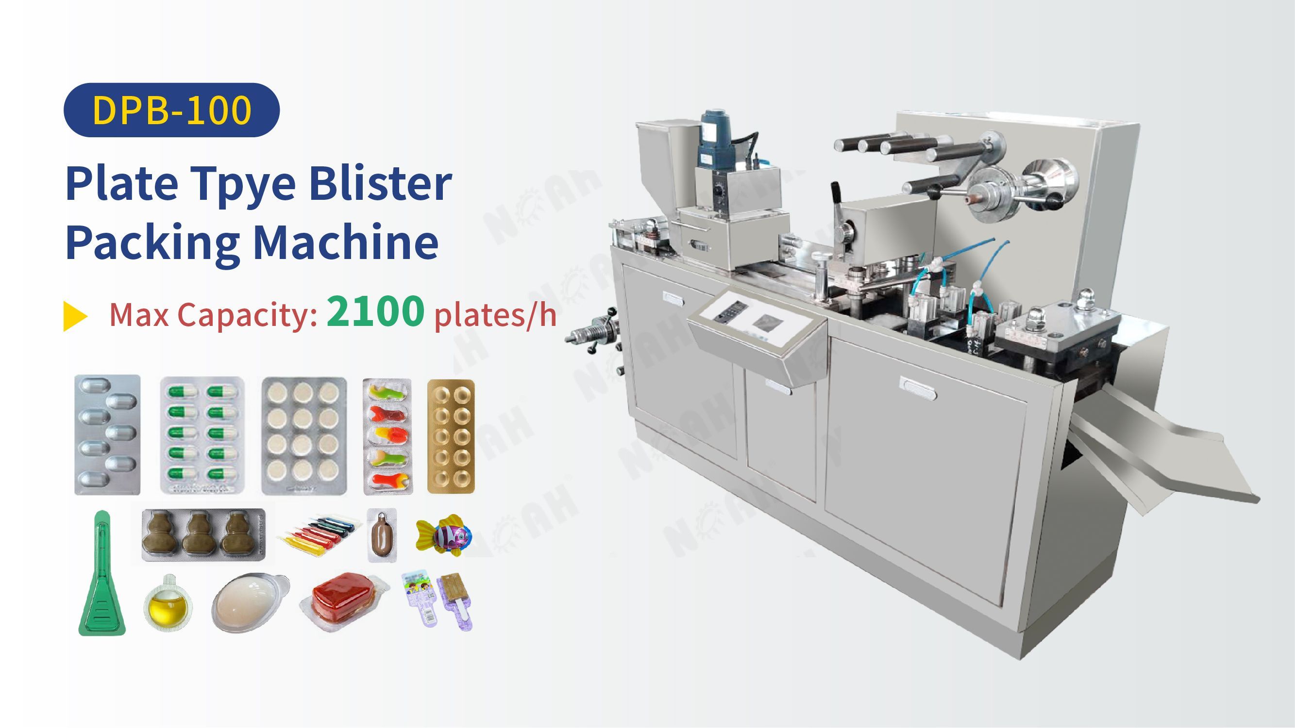 Flat-plate Blister Packing Machine