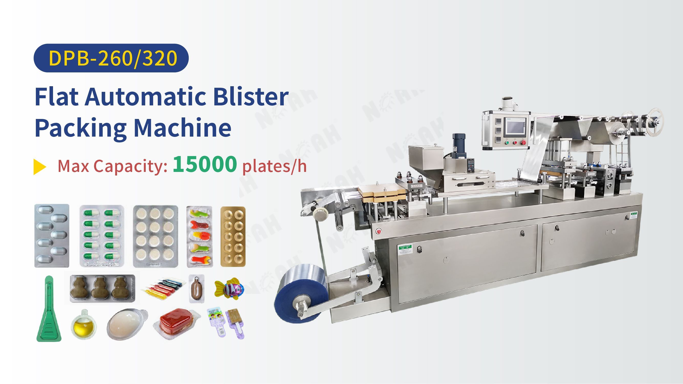 Pharmaceutical blister pack forming machine