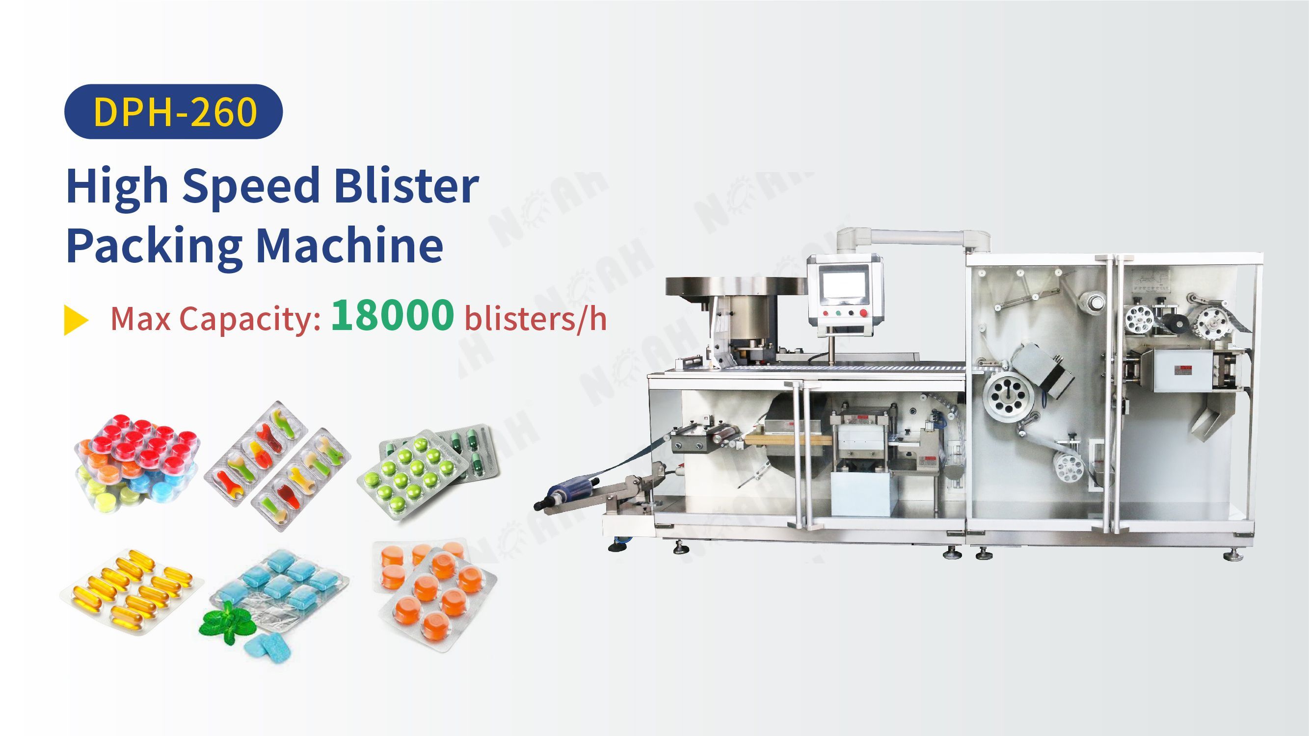 High speed blister packing machine