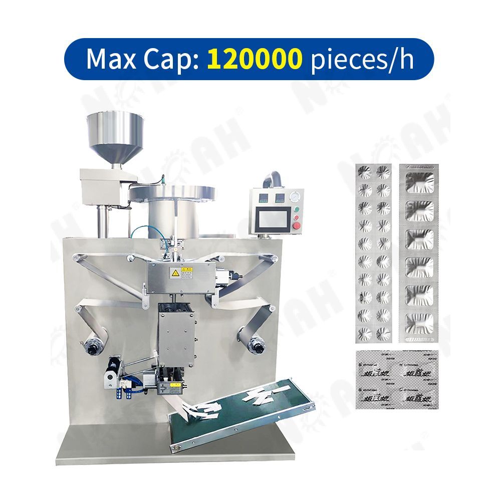 Tablet, foil packaging machine