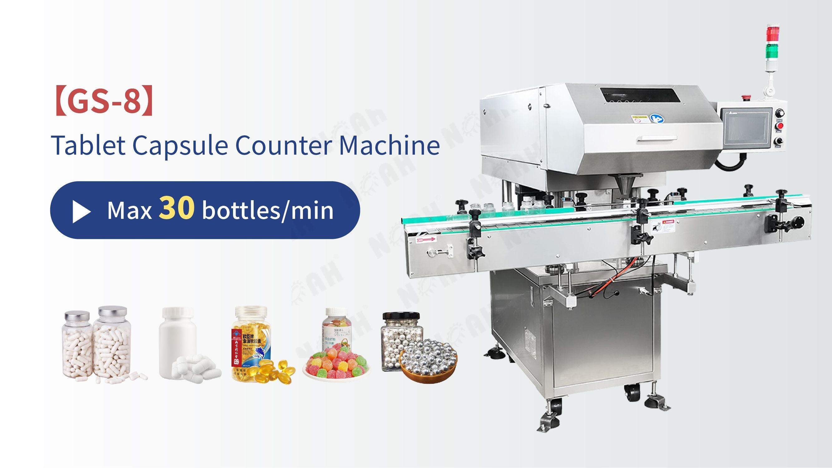 Tablet counter filling machine