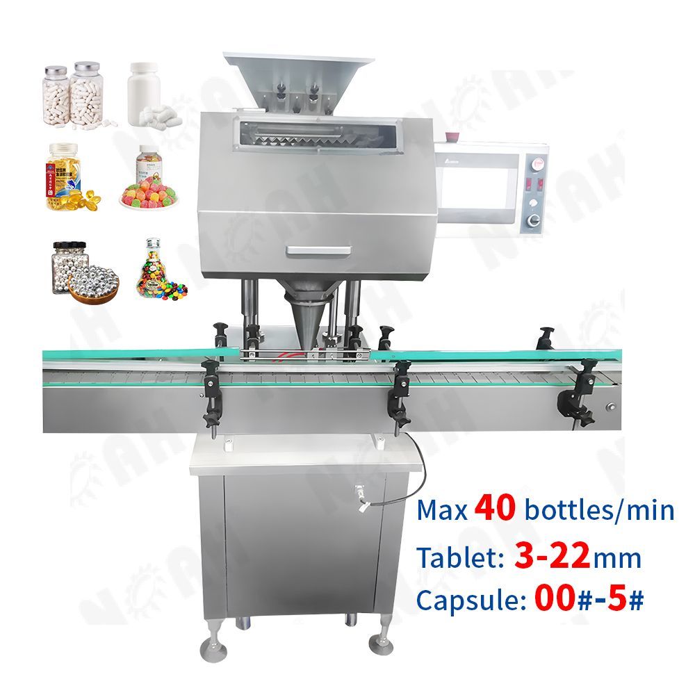 Automatic tablet counting and filling machine