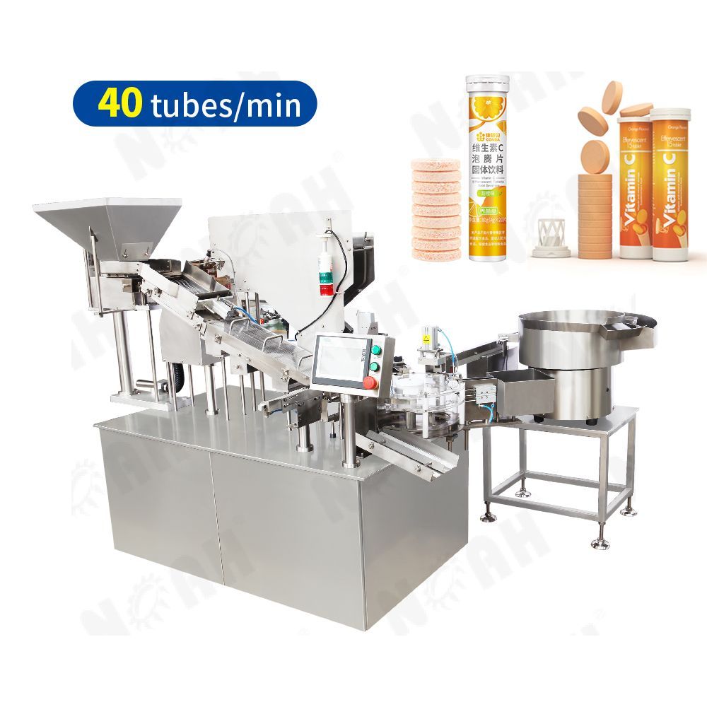 NTF-100 Automatic Tablet Tube Filling Capping Machine