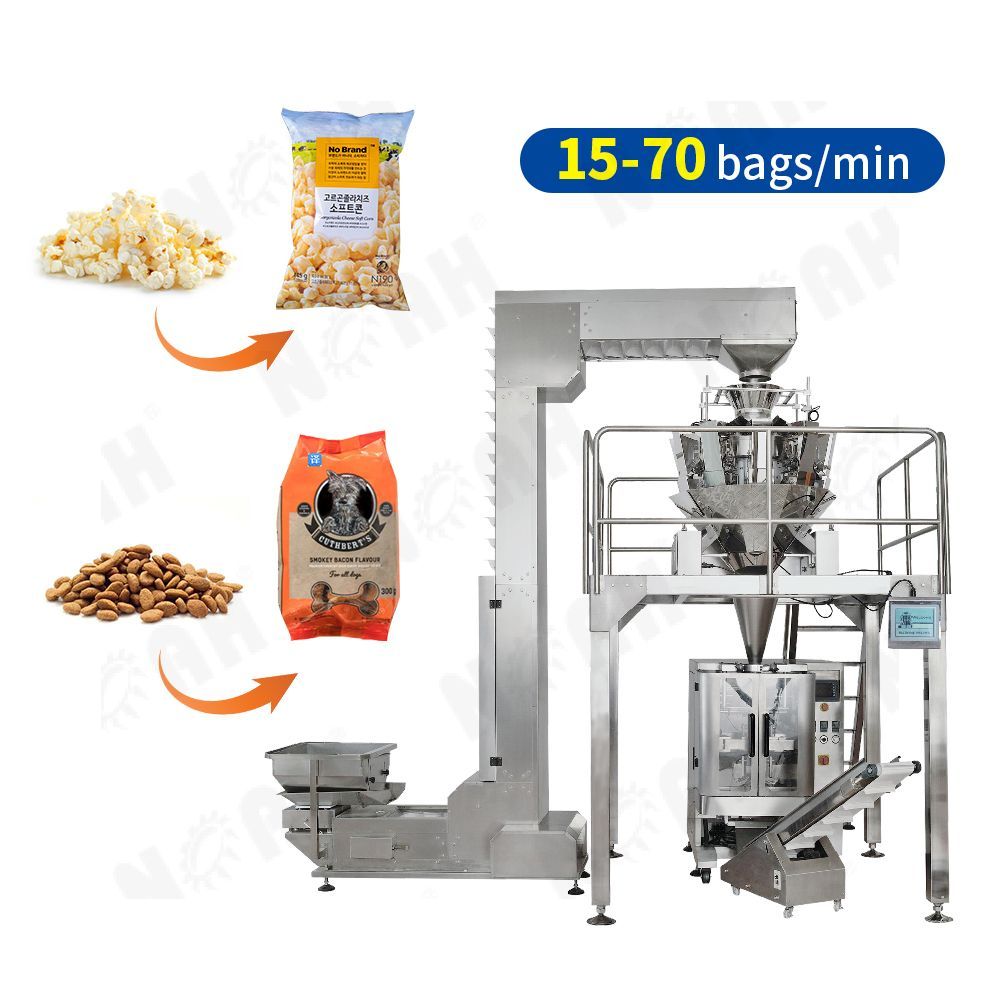 automatic bag giving packing machine