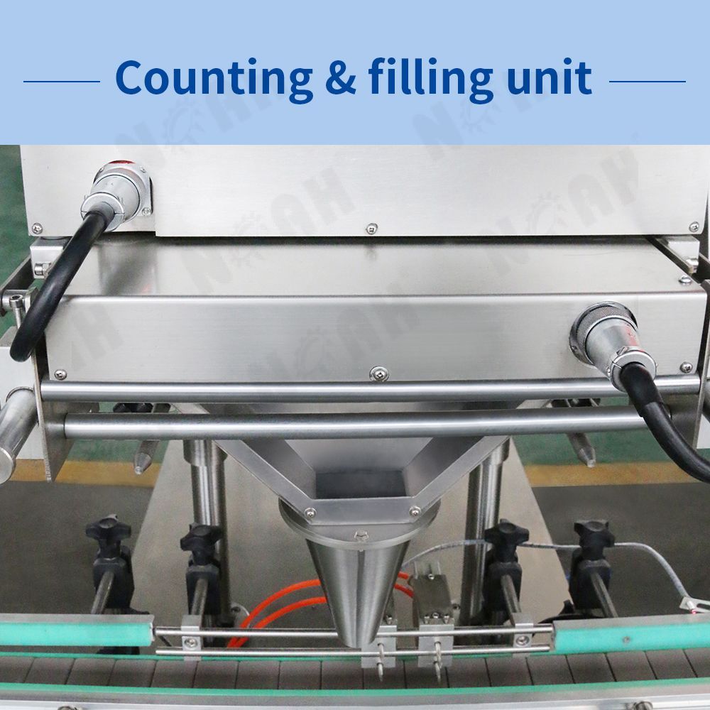 Automatic tablet counting and filling machine