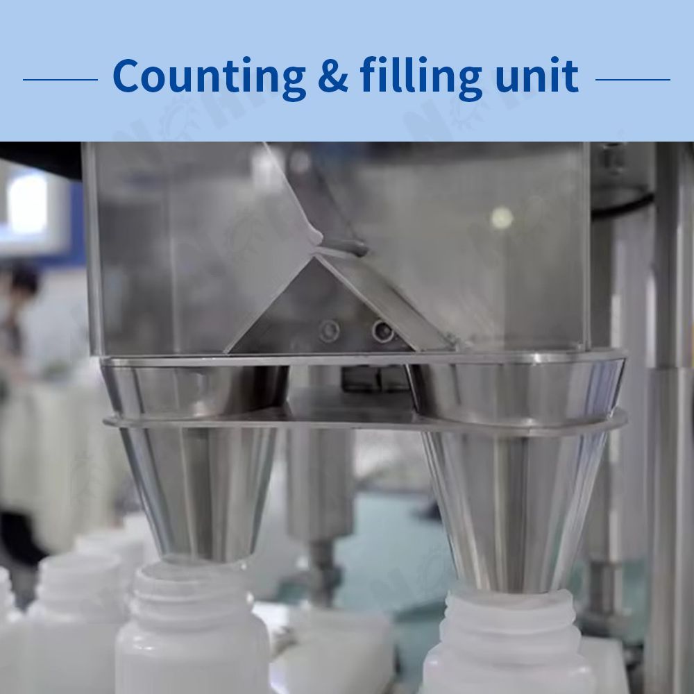 Automatic tablet counting filling machine