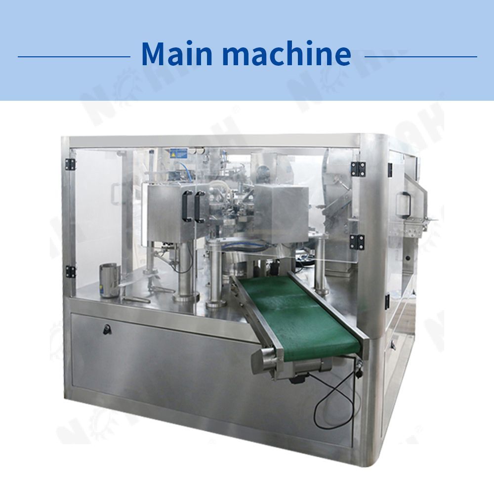 plastic bag filling and sealing machine