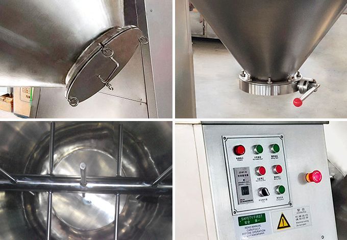 Double cone mixer powder blender