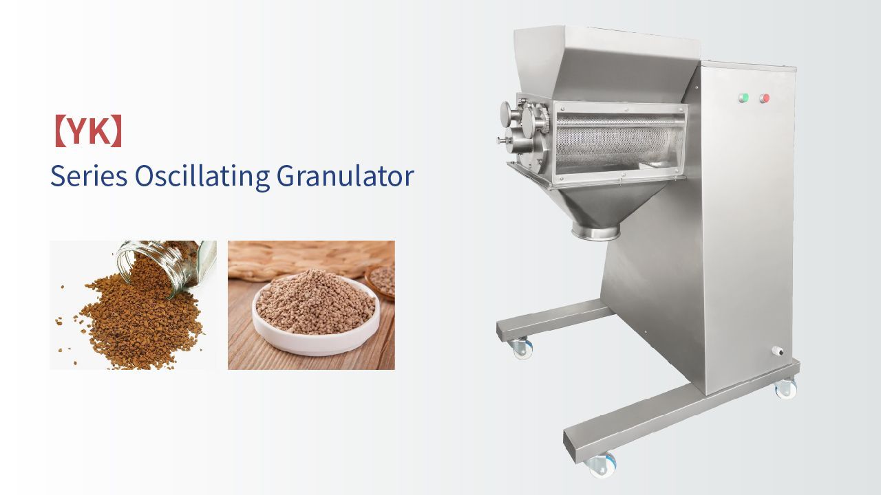 Granulator machine for pharmaceuticals