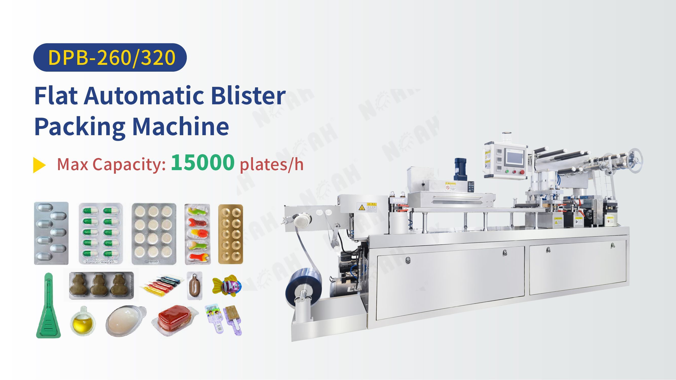 Pharmaceutical blister pack forming machine