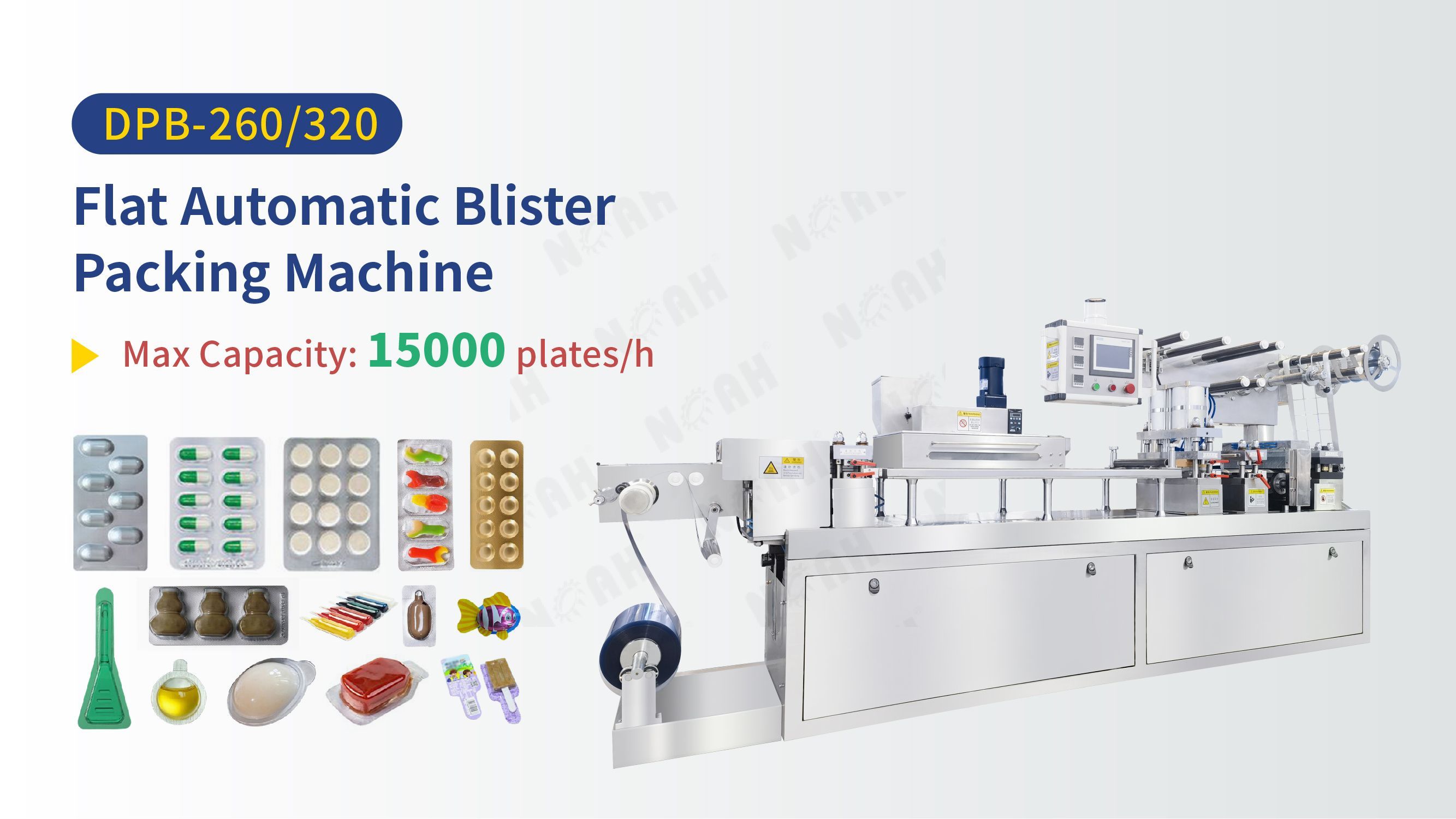 Pharmaceutical blister pack forming machine