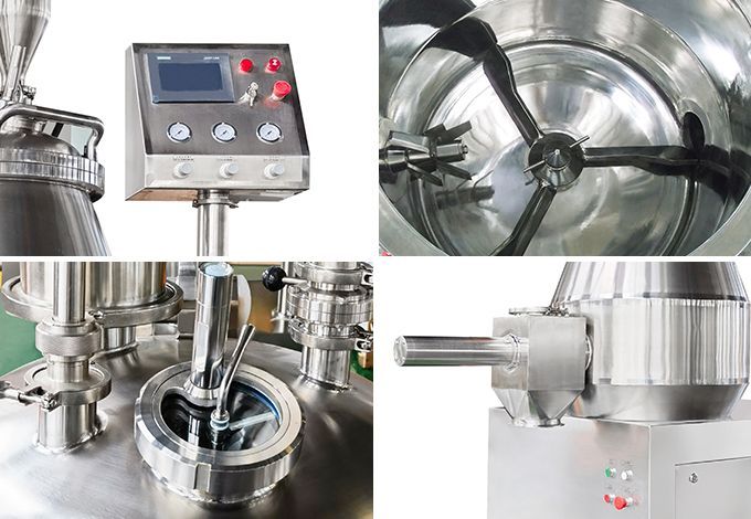 Granulation machine in pharma