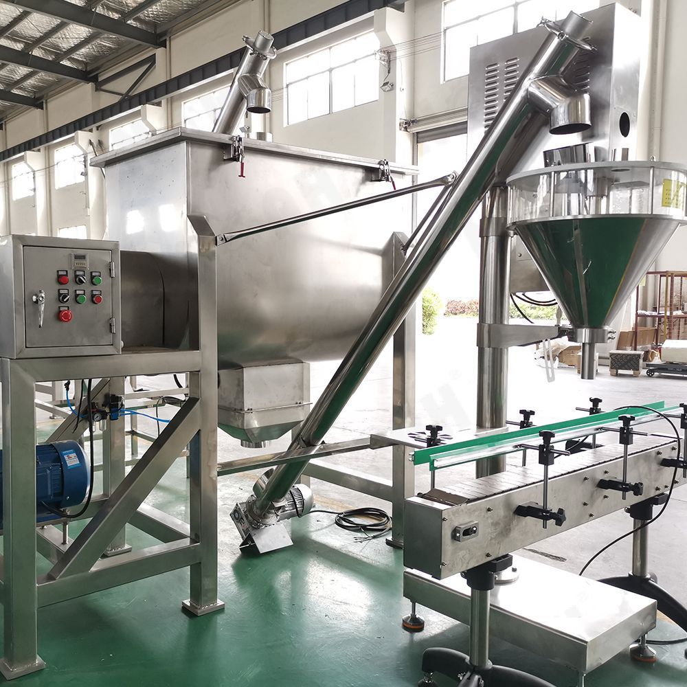 Protein Mixing Powdering Processing Machine Line