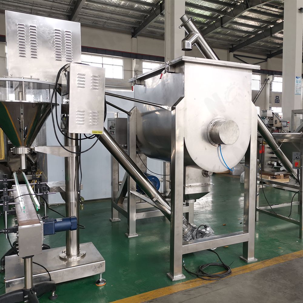 Protein Mixing Powdering Processing Machine Line